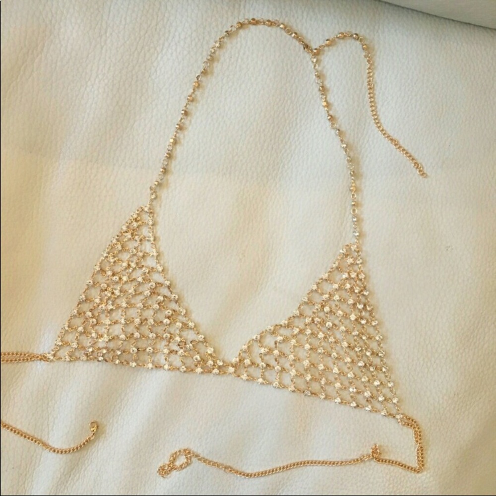 Diamond GOLD Bra 💎